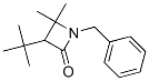 1-Benzyl-3-tert-butyl-4,4-dimethylazetidin-2-one Struktur