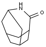 4-AZATRICYCLO[4.3.1.1(3,8)]UNDECAN-5-ONE Struktur