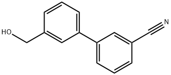 3-(3-Cyanophenyl)benzyl alcohol Struktur