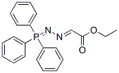 2-(Triphenylphosphoranylidene)hydrazonoacetic acid ethyl ester Struktur