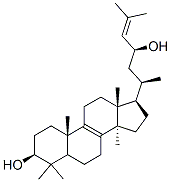 Lanosta-8,24-diene-3,23-diol, (3beta,23S)- Struktur