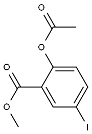 methyl O-acetyl-5-iodosalicylate  Struktur