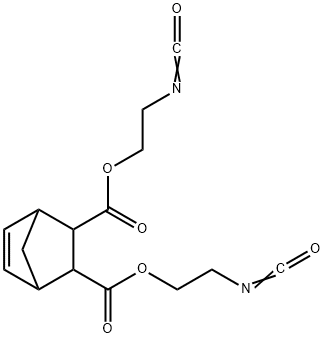 Bis(2-isocyanatoethyl)bicyclo[2.2.1]hept-5-ene-2,3-dicarboxylate Struktur