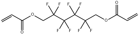 2,2,3,3,4,4,5,5-OCTAFLUORO-1,6-HEXANEDIOL DIACRYLATE Struktur