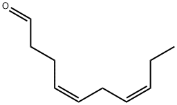 (4Z,7Z)-4,7-Decadienal Struktur