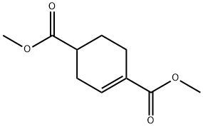 1-Cyclohexene-1,4-dicarboxylic acid dimethyl ester Struktur