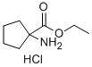 1-AMINO-CYCLOPENTANECARBOXYLIC ACID ETHYL ESTER HCL Struktur