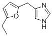 1H-Imidazole,  4-[(5-ethyl-2-furanyl)methyl]-  (9CI) Struktur