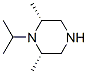 Piperazine, 2,6-dimethyl-1-(1-methylethyl)-, (2R,6S)-rel- (9CI) Struktur