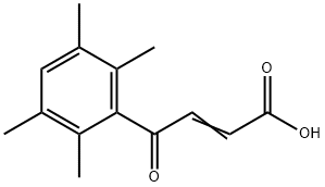 3-(2,3,5,6-TETRAMETHYLBENZOYL)ACRYLIC ACID Struktur