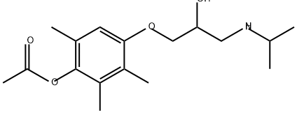 美替洛爾, 22664-55-7, 結(jié)構(gòu)式