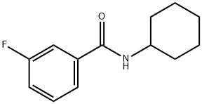 N-Cyclohexyl 3-fluorobenzamide Struktur