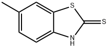 6-Methyl-2-mercaptobenzothiazole Struktur