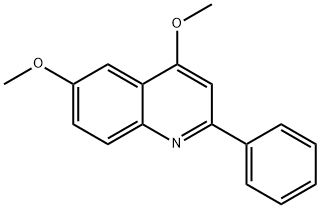 4,6-Dimethoxy-2-phenylquinoline Struktur