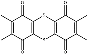 2,3,7,8-TETRAMETHYL-1,4,6,9-THIANTHRENETETRONE Struktur