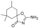 2-Amino-7,7,9-trimethyl-1-oxa-3-azaspiro[4.5]dec-2-en-4-one Struktur