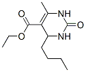 ETHYL 4-BUTYL-6-METHYL-2-OXO-1,2,3,4-TETRAHYDROPYRIMIDINE-5-CARBOXYLATE Struktur