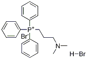 3-Dimethylaminopropyltriphenylphosphoniumbromide HBr Struktur