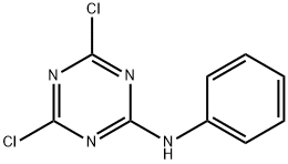 4,6-dichloro-N-phenyl-1,3,5-triazin-2-amine Struktur