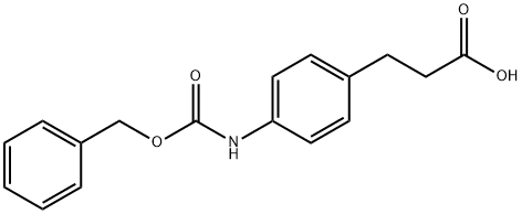 3-(4-CBZ-AMINO-PHENYL)-PROPIONIC ACID Struktur