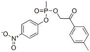 4-nitrophenyl 4-methylphenacyl methylphosphonate Struktur