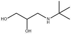 3-(tert-butylamino)propane-1,2-diol  Struktur