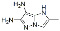 1H-Imidazo[1,2-b]pyrazole-6,7-diamine,  2-methyl- Struktur