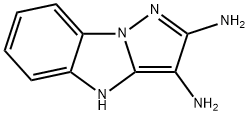 4H-Pyrazolo[1,5-a]benzimidazole-2,3-diamine(9CI) Struktur