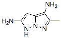 1H-Pyrazolo[1,5-b]pyrazole-2,4-diamine,  5-methyl- Struktur