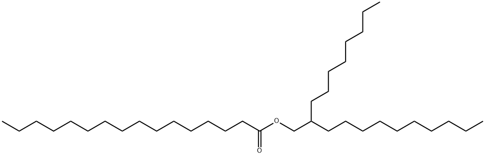 2-octyldodecyl palmitate Struktur