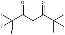 1,1,1-TRIFLUORO-5,5-DIMETHYL-2,4-HEXANEDIONE Struktur