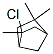 exo-2-Chloro-2,5,5-trimethylnorbornane Struktur