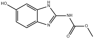 methyl 5-hydroxy-2-benzimidazole carbamate Struktur