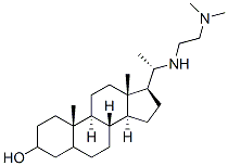 22,25-diazacholestanol Struktur