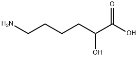 6-Amino-2-hydroxyhexanoic acid Struktur