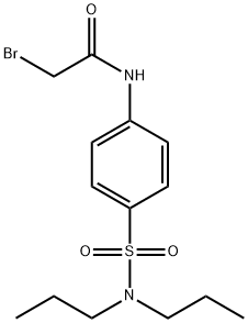 2-Bromo-N-{4-[(dipropylamino)sulfonyl]-phenyl}acetamide Struktur