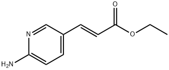 3-(2-氨基-5-溴吡啶-3-基)丙烯酸乙酯 結(jié)構(gòu)式