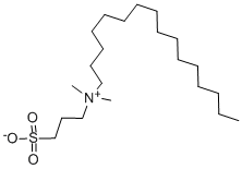 3-(N,N-Dimethylpalmitylammonio)propanesulfonate Structure