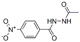 1-Acetyl-2-(4-nitrobenzoyl)hydrazine Struktur