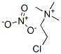 Chlorocholine nitrate Struktur