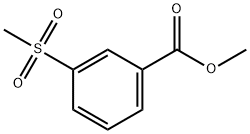 Methyl 3-(Methylsulfonyl)benzoate Struktur