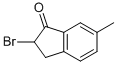 2-BROMO-2,3-DIHYDRO-6-METHYL-1H-INDEN-1-ONE Struktur