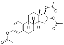 ESTRIOL TRIACETATE Struktur