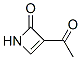 2(1H)-Azetone, 3-acetyl- (9CI) Struktur