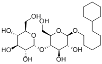 6-CYCLOHEXYLHEXYL-BETA-D-MALTOSIDE Struktur