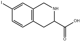 7-IODO-1,2,3,4-TETRAHYDROISOQUINOLINE-3-CARBOXYLIC ACID Struktur