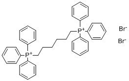 1,6-HEXAMETHYLENEBIS(TRIPHENYLPHOSPHONIUM BROMIDE) Struktur