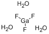 GALLIUM TRIFLUORIDE TRIHYDRATE Struktur