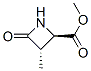 2-Azetidinecarboxylicacid,3-methyl-4-oxo-,methylester,(2R,3S)-(9CI) Struktur