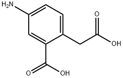 5-AMINO-2-(CARBOXYMETHYL)BENZOIC ACID Struktur